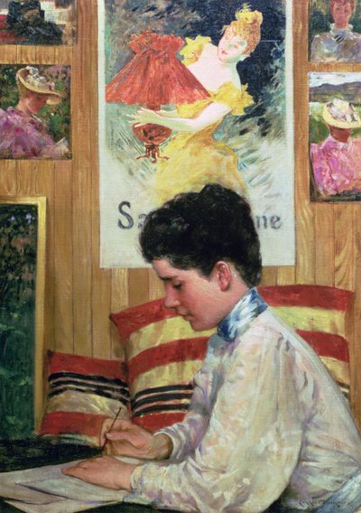 Interior of a Country Studio by James Carroll Beckwith